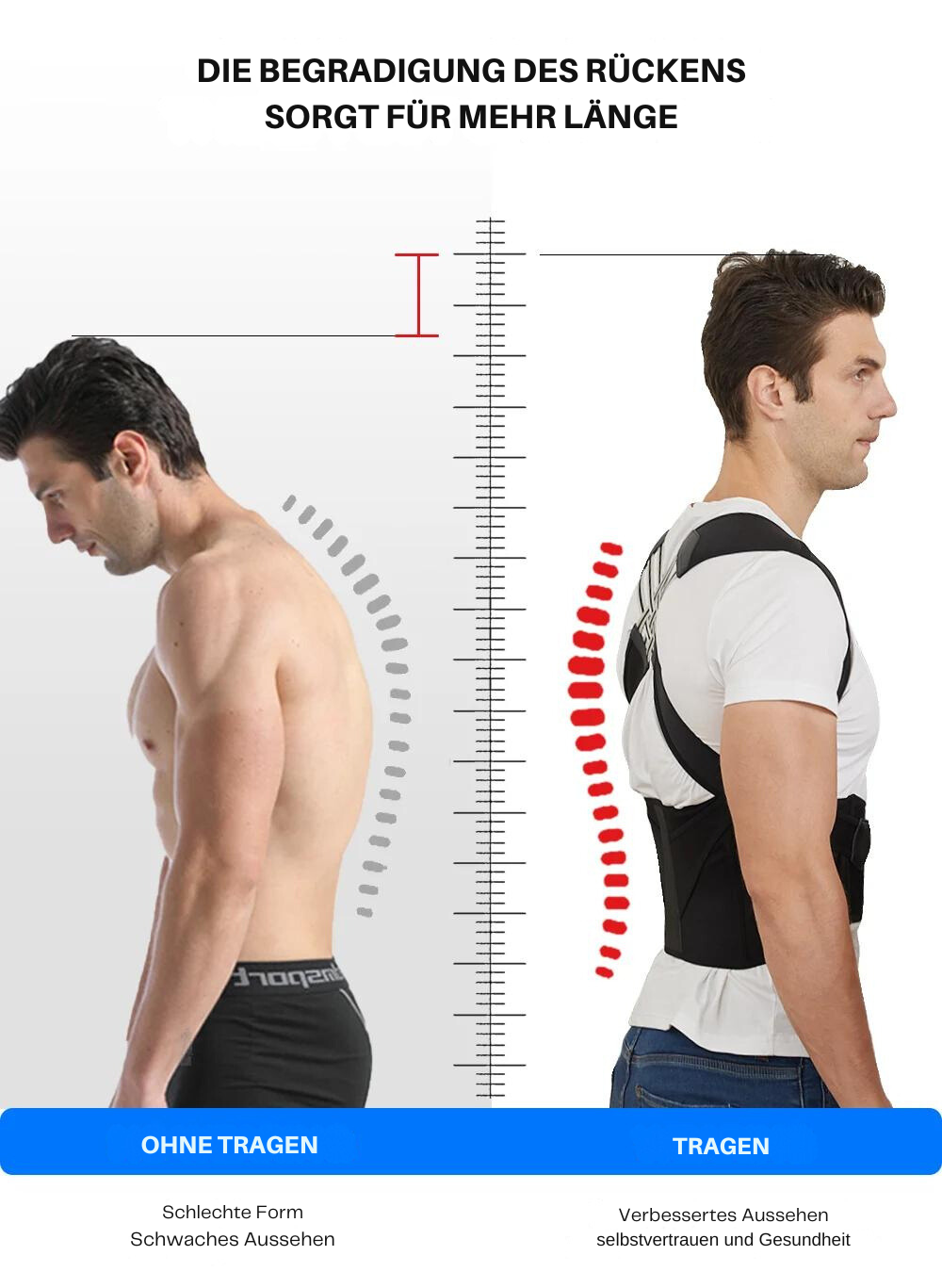 Haltungskorrektor™ Pro | Linderung von Rückenschmerzen